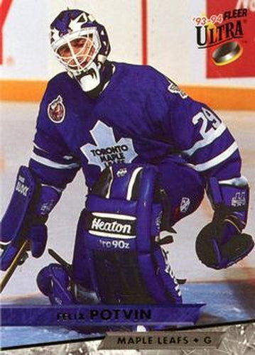 #30 Felix Potvin - Toronto Maple Leafs - 1993-94 Ultra Hockey