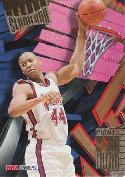 #30 Derrick Coleman - New Jersey Nets - 1995-96 Hoops Basketball - Slamland