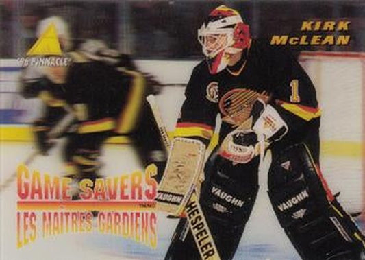 #McD-30 Kirk McLean - Vancouver Canucks - 1995-96 Pinnacle McDonald's Game Winners Hockey