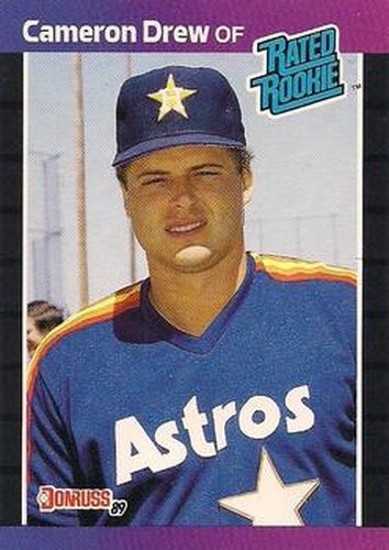 #30 Cameron Drew - Houston Astros - 1989 Donruss Baseball