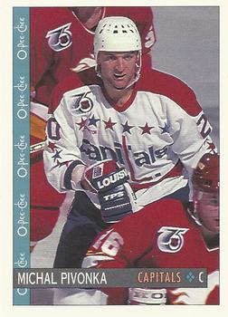 #30 Michal Pivonka - Washington Capitals - 1992-93 O-Pee-Chee Hockey