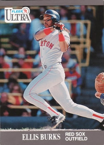 #30 Ellis Burks - Boston Red Sox - 1991 Ultra Baseball