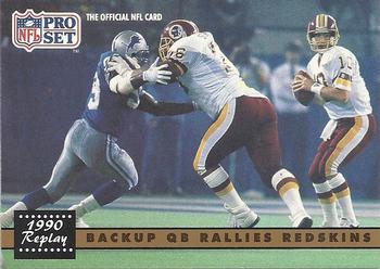#330 Jeff Rutledge - Washington Redskins - 1991 Pro Set Football
