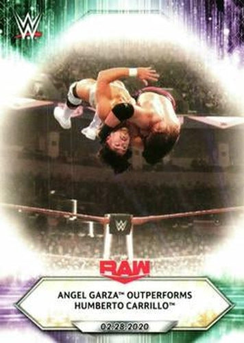 #30 Angel Garza Outperforms Humberto Carrillo - 2021 Topps WWE Wrestling