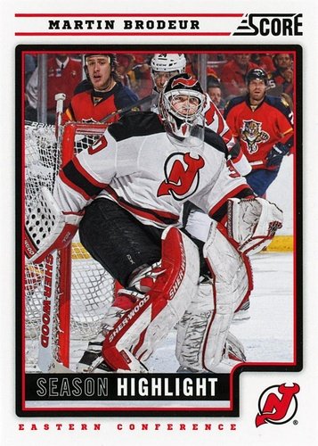 #30 Martin Brodeur - New Jersey Devils - 2012-13 Score Hockey