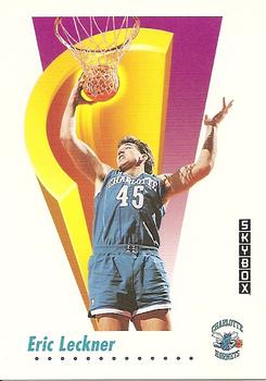 #30 Eric Leckner - Charlotte Hornets - 1991-92 SkyBox Basketball