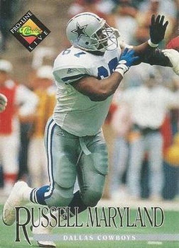 #30 Russell Maryland - Dallas Cowboys - 1994 Pro Line Live Football