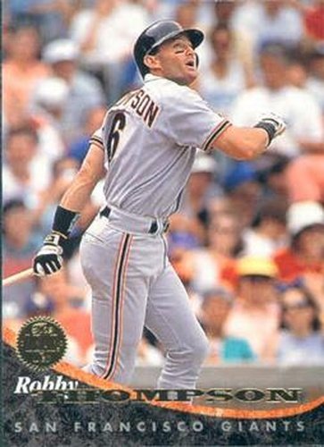 #30 Robby Thompson - San Francisco Giants - 1994 Leaf Baseball