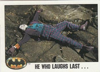 #130 He Who Laughs Last - 1989 Topps Batman