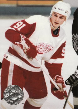#30 Sergei Fedorov - Detroit Red Wings - 1991-92 Pro Set Platinum Hockey