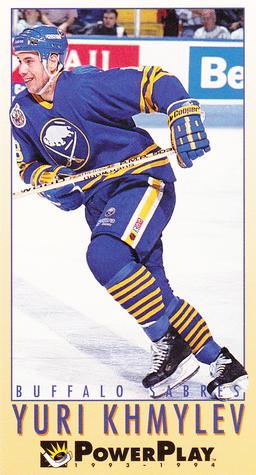 #30 Yuri Khmylev - Buffalo Sabres - 1993-94 Fleer PowerPlay Hockey