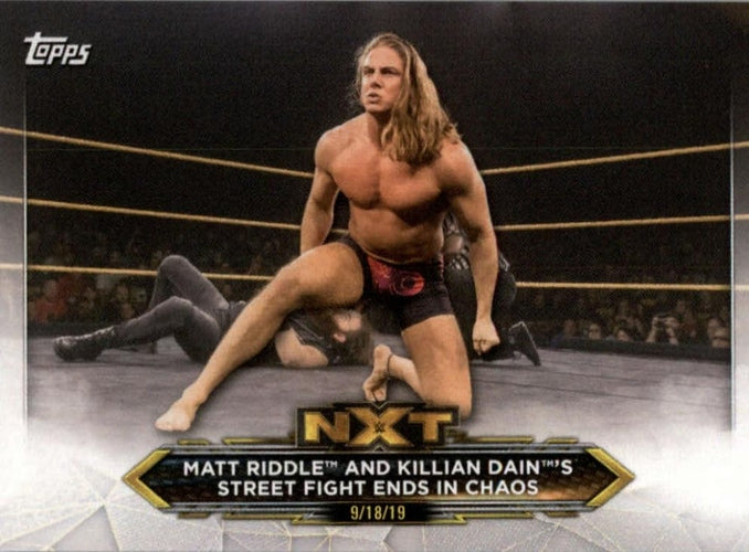 #30 Matt Riddle / Killian Dain - 2020 Topps WWE NXT Wrestling