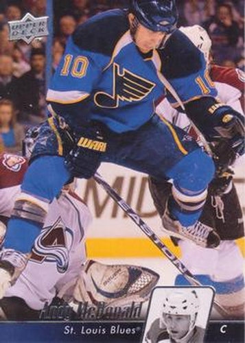 #30 Andy McDonald - St. Louis Blues - 2010-11 Upper Deck Hockey