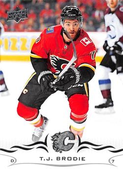 #30 T.J. Brodie - Calgary Flames - 2018-19 Upper Deck Hockey
