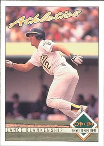 #30 Lance Blankenship - Oakland Athletics - 1993 O-Pee-Chee Baseball