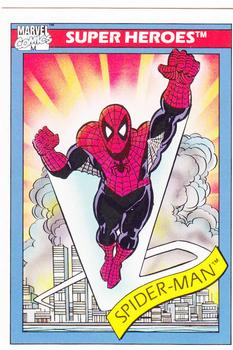 #30 Spider Man - 1990 Impel Marvel Universe