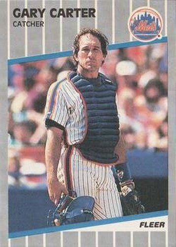 #30 Gary Carter - New York Mets - 1989 Fleer Baseball