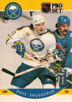 #30 Dave Snuggerud - Buffalo Sabres - 1990-91 Pro Set Hockey