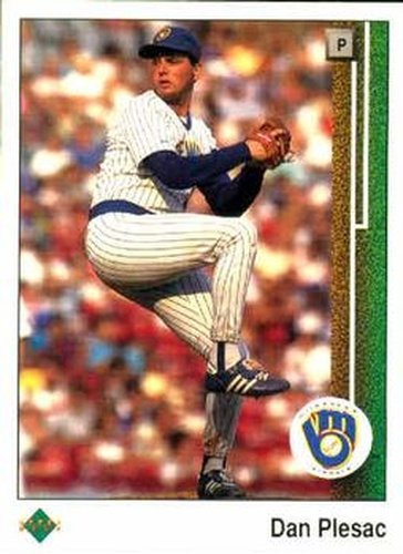 #630 Dan Plesac - Milwaukee Brewers - 1989 Upper Deck Baseball