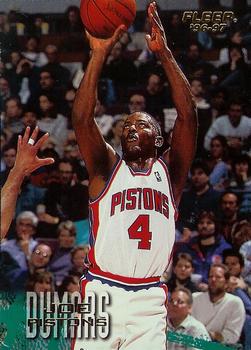 #30 Joe Dumars - Detroit Pistons - 1996-97 Fleer Basketball