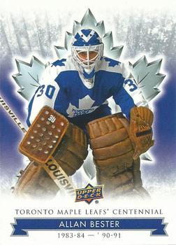 #30 Allan Bester - Toronto Maple Leafs - 2017 Upper Deck Toronto Maple Leafs Centennial Hockey