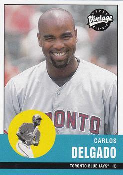 #30 Carlos Delgado - Toronto Blue Jays - 2001 Upper Deck Vintage Baseball