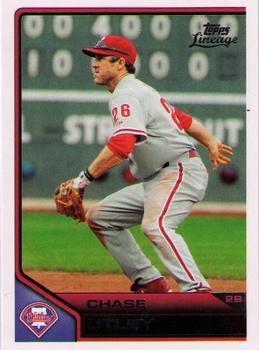 #30 Chase Utley - Philadelphia Phillies - 2011 Topps Lineage Baseball