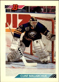 #30 Clint Malarchuk - Buffalo Sabres - 1992-93 Bowman Hockey