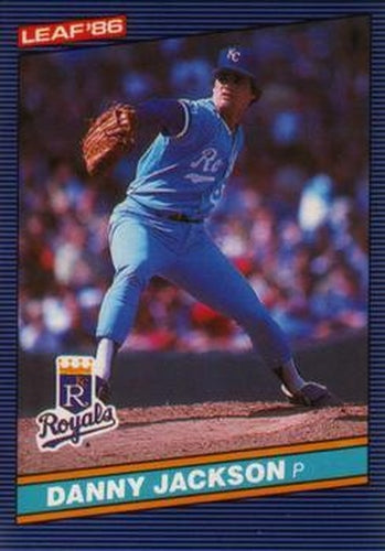 #30 Danny Jackson - Kansas City Royals - 1986 Leaf Baseball