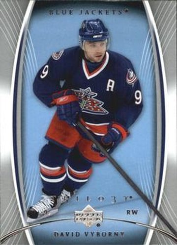 #30 David Vyborny - Columbus Blue Jackets - 2007-08 Upper Deck Trilogy Hockey