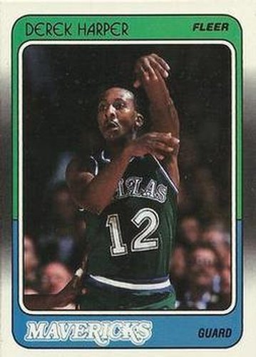 #30 Derek Harper - Dallas Mavericks - 1988-89 Fleer Basketball