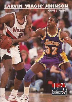 #30 Earvin "Magic" Johnson - USA - 1992 SkyBox USA Basketball