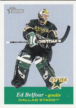 #30 Ed Belfour - Dallas Stars - 2001-02 Topps Heritage Hockey