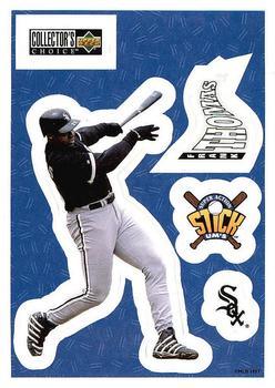 #30 Frank Thomas - Chicago White Sox - 1997 Collector's Choice Baseball - Stick'Ums