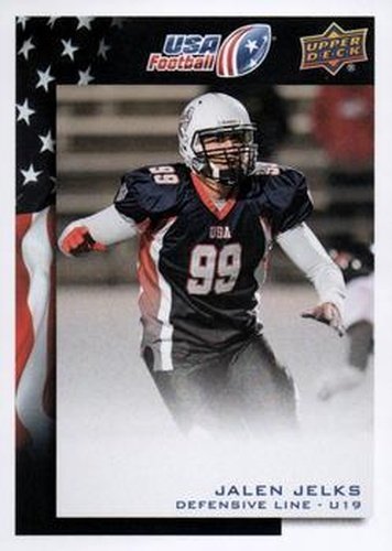 #30 Jalen Jelks - USA - 2014 Upper Deck USA Football