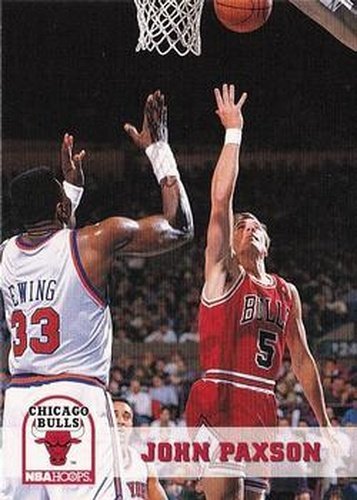 #30 John Paxson - Chicago Bulls - 1993-94 Hoops Basketball
