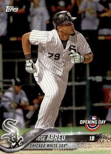 #30 Jose Abreu - Chicago White Sox - 2018 Topps Opening Day Baseball