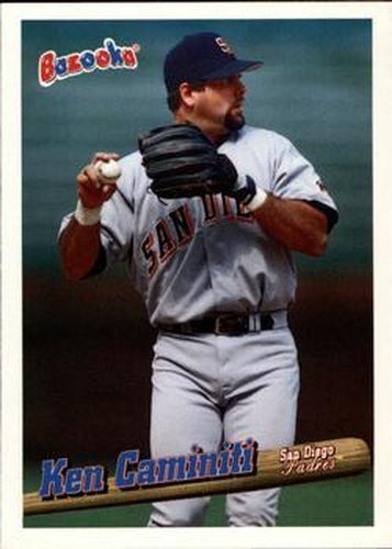 #30 Ken Caminiti - San Diego Padres - 1996 Bazooka Baseball