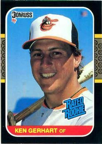 #30 Ken Gerhart - Baltimore Orioles - 1987 Donruss Baseball