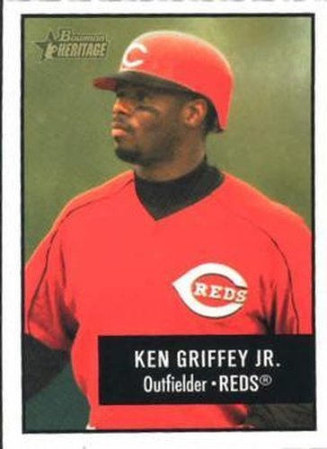 #30 Ken Griffey Jr. - Cincinnati Reds - 2003 Bowman Heritage Baseball