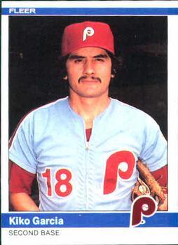 #30 Kiko Garcia - Philadelphia Phillies - 1984 Fleer Baseball
