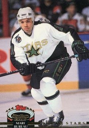 #30 Marc Bureau - Minnesota North Stars - 1992-93 Stadium Club Hockey