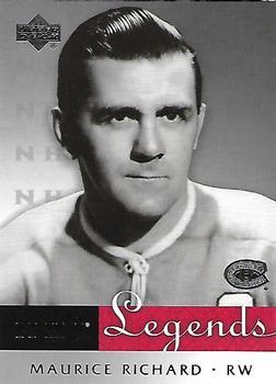 #30 Maurice Richard - Montreal Canadiens - 2001-02 Upper Deck Legends Hockey