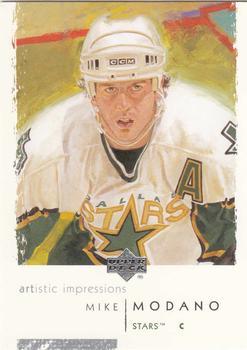 #30 Mike Modano - Dallas Stars - 2002-03 UD Artistic Impressions Hockey
