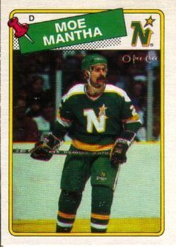 #30 Moe Mantha - Minnesota North Stars - 1988-89 O-Pee-Chee Hockey