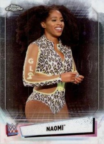 #30 Naomi - 2021 Topps WWE Chrome Wrestling