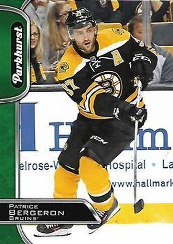 #30 Patrice Bergeron - Boston Bruins - 2016-17 Parkhurst Hockey