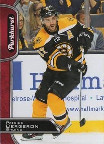 #30 Patrice Bergeron - Boston Bruins - 2016-17 Parkhurst - Red Hockey
