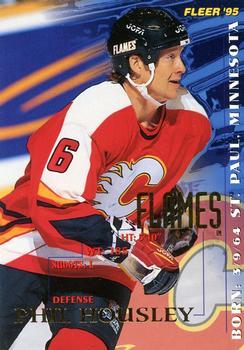 #30 Phil Housley - Calgary Flames - 1994-95 Fleer Hockey