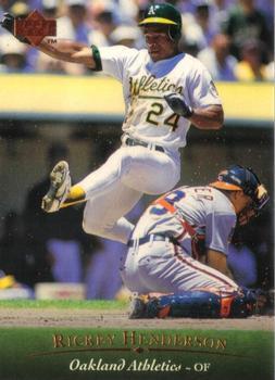#30 Rickey Henderson - Oakland Athletics - 1995 Upper Deck Baseball